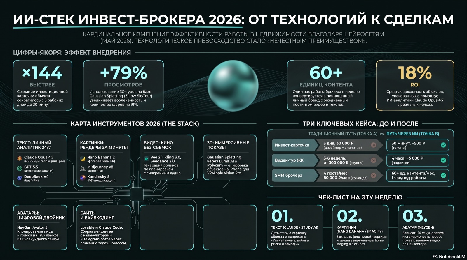 Инфографика ИИ-стек инвест-брокера 2026